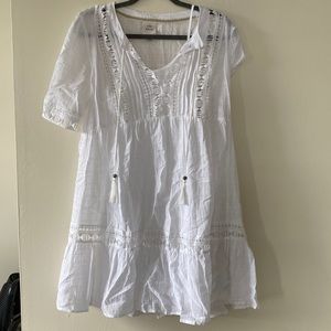 White babydoll dress